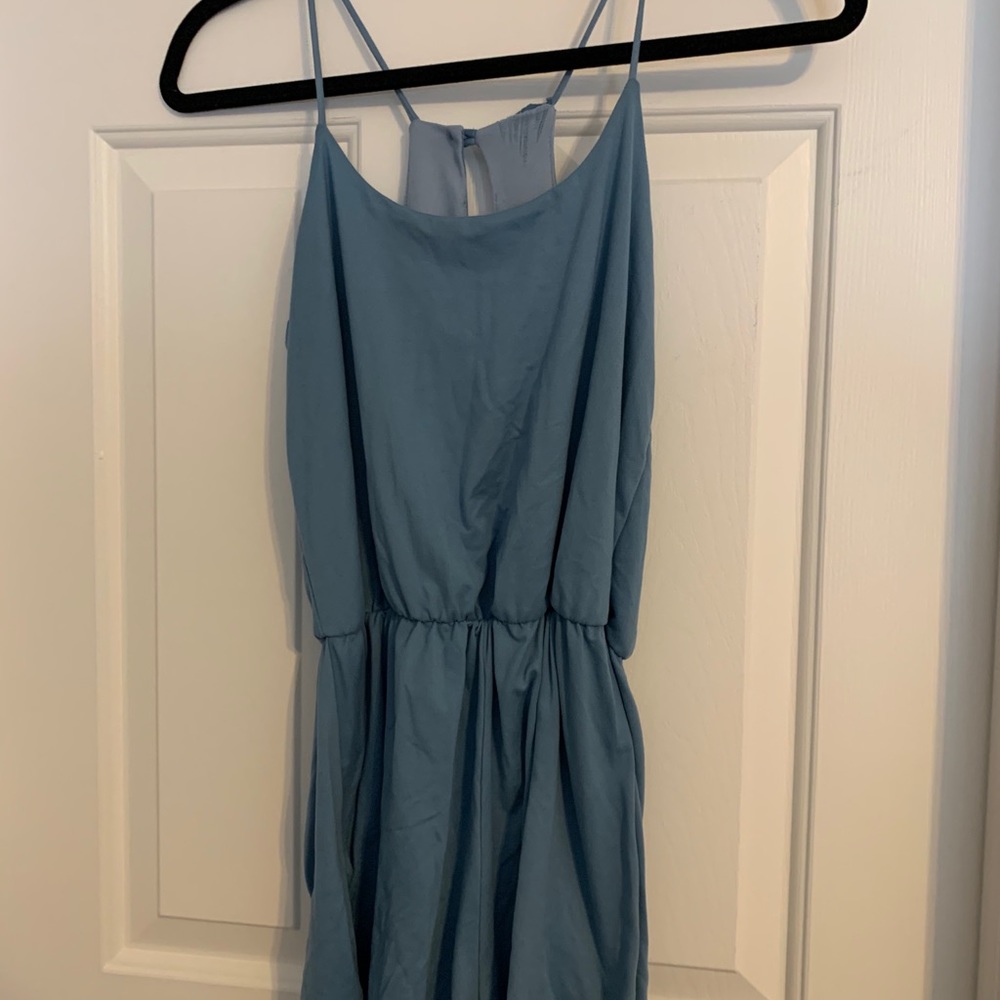 Sky blue romper